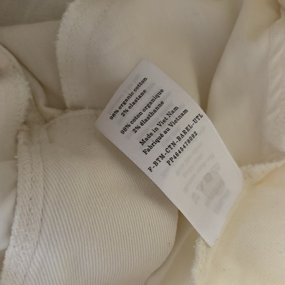 Everlane Cream Organic Cotton jeans - size 0 - barrel jeans - Picture 6 of 7